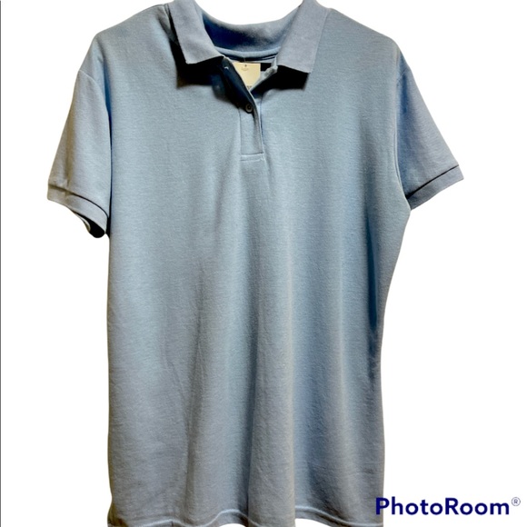 1~Gildan Dry Blend Polo Shirt School Uniform Large 35%Cotton & 65%Polyester - Picture 3 of 9